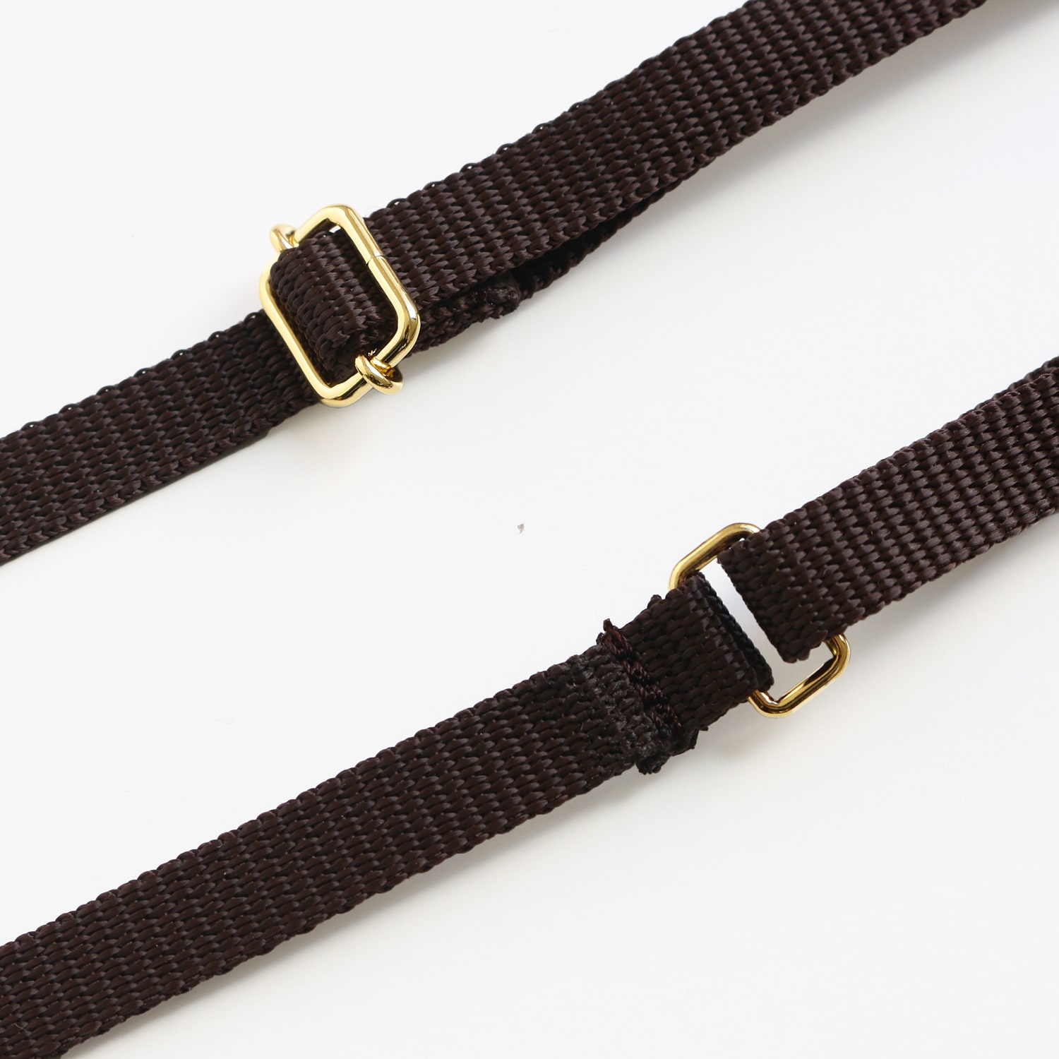 日本紐釦貿易 PPテープショルダーストラップ 金具ゴールド 1本入 チョコ S1140-G-C （ご注文単位1本）【直送品】