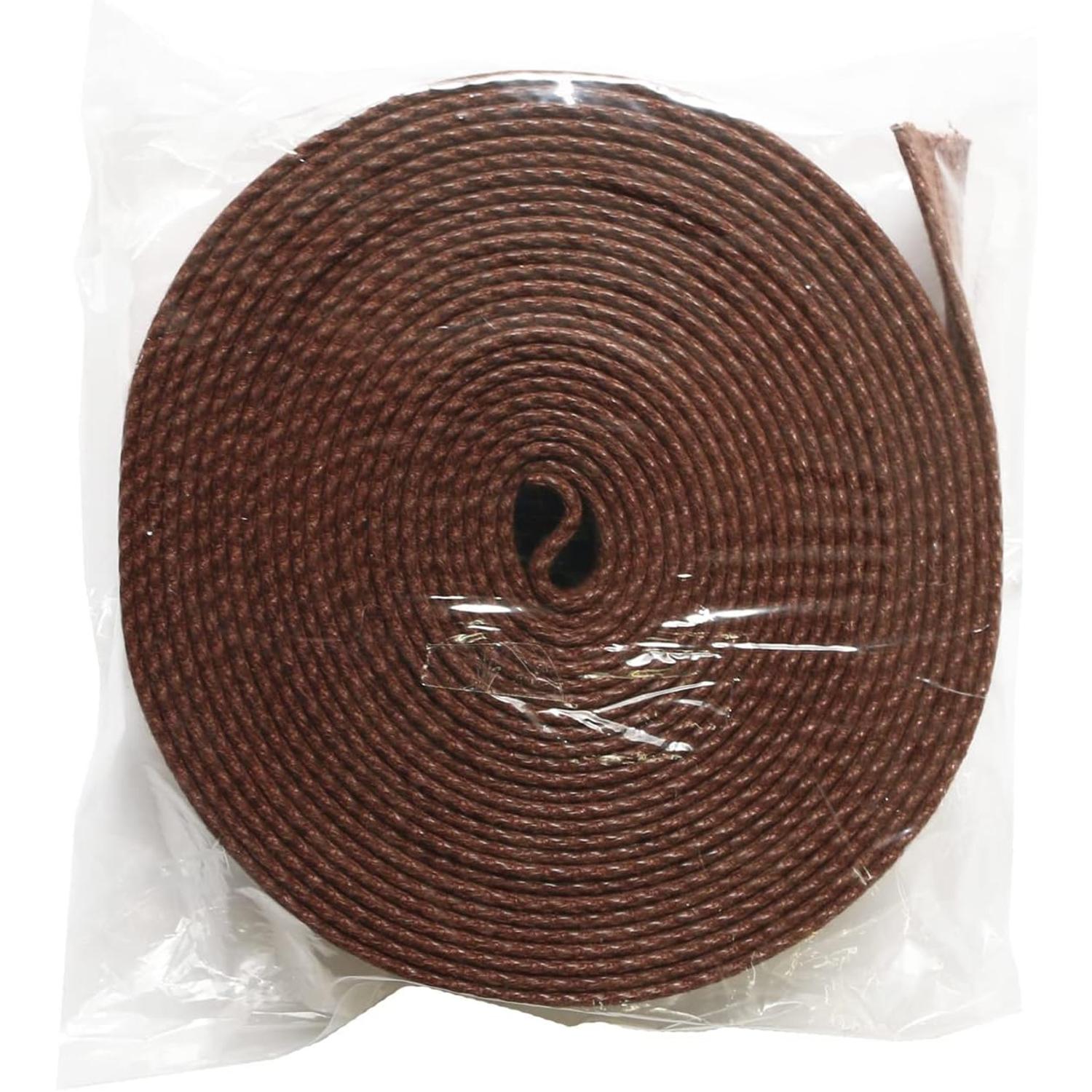 日本紐釦貿易 ワックスコーティングテープ 茶 巾約30mm×5m巻 厚み2mm 1巻入 DC7792-6 (ご注文単位1巻)【直送品】