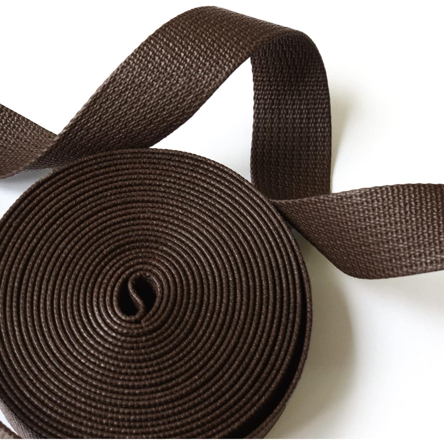 日本紐釦貿易 ワックスコーティングテープ チョコ 巾約30mm×5m巻 厚み2mm １巻入 DC7792-7 （ご注文単位1巻）【直送品】