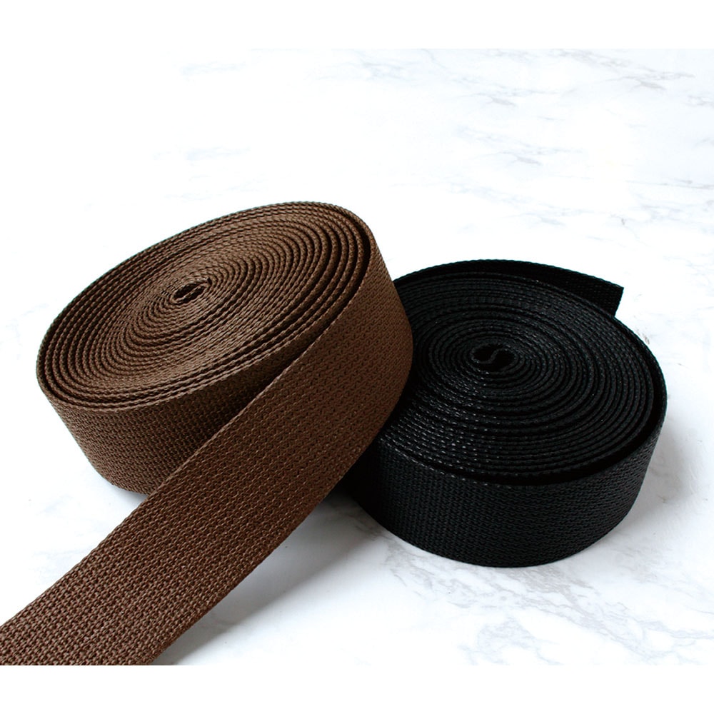 日本紐釦貿易 ワックステープ 38mm巾×5m巻 黒 DC7793-30 （ご注文単位1巻）【直送品】