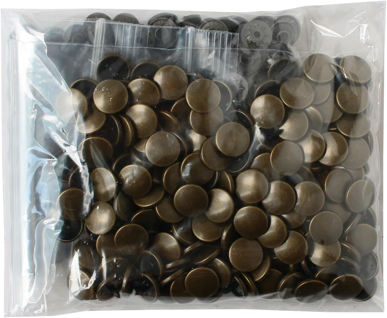 日本紐釦貿易 SUN METAL SNAP サンスナップ 両面メタル風スナップ 13mm 100組 アンティークゴールド SMS13-TAB-100 （ご注文単位1束）【直送品】