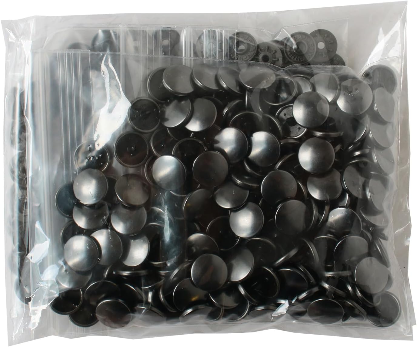 日本紐釦貿易 SUN METAL SNAP サンスナップ 両面メタル風スナップ 13mm 100組 ブラックニッケル SMS13-THB-100 （ご注文単位1束）【直送品】