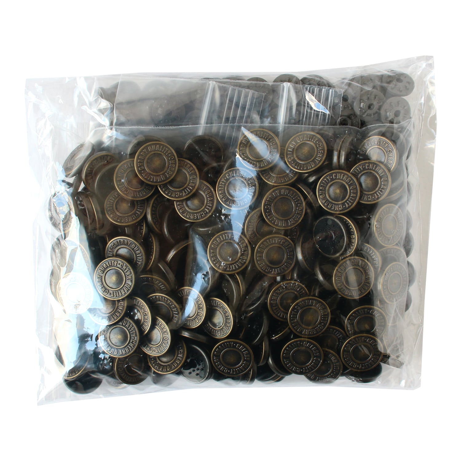 日本紐釦貿易 サンメタルスナップ 両面メタル風 15mm 100組入 アンティークゴールド SMS15-1TKB-100 （ご注文単位1束）【直送品】