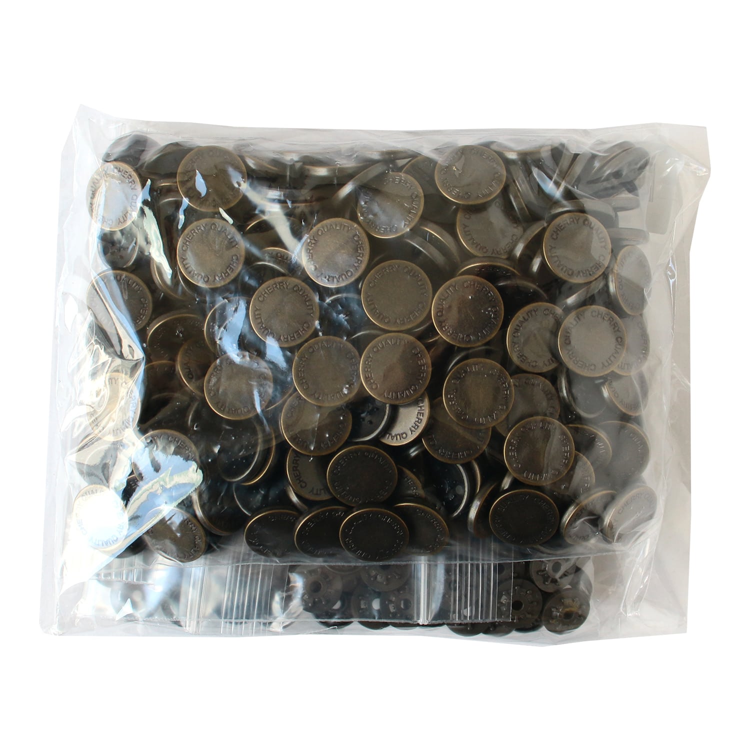 日本紐釦貿易 サンメタルスナップ 両面メタル風 15mm 100組入 アンティークゴールド SMS15-2TKB-100 （ご注文単位1束）【直送品】