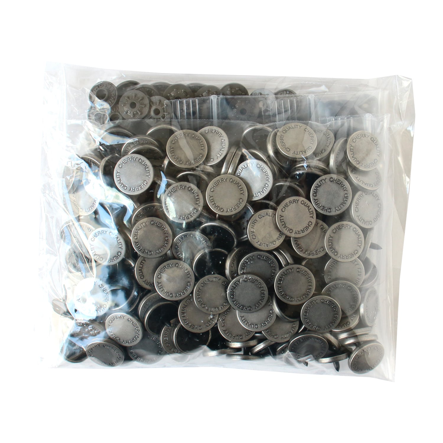 日本紐釦貿易 サンメタルスナップ 両面メタル風 15mm 100組入 アンティークシルバー SMS15-2THS-100 （ご注文単位1束）【直送品】