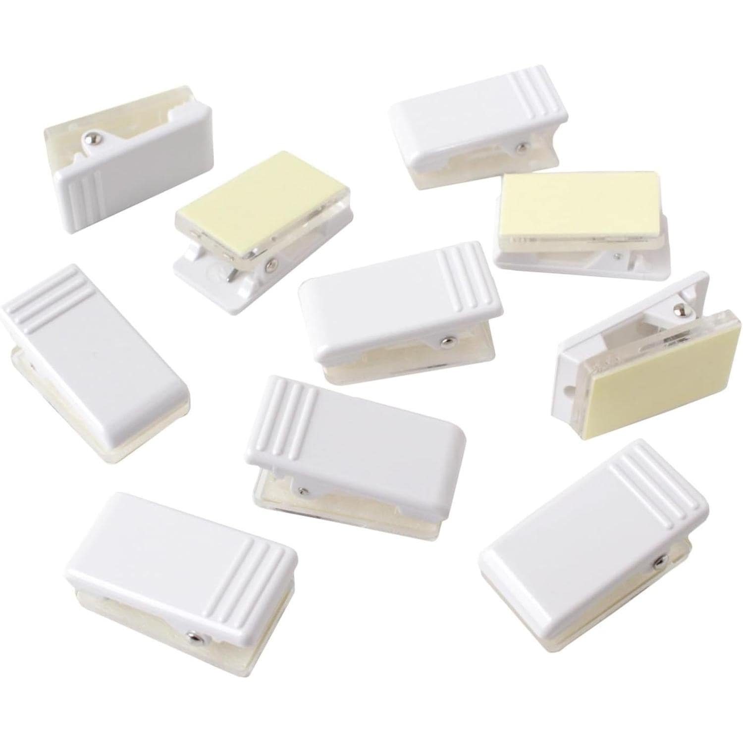 日本紐釦貿易 挟んで使える缶バッジクリッキー 両面テープ付 10個入 P10-10 （ご注文単位1束）【直送品】