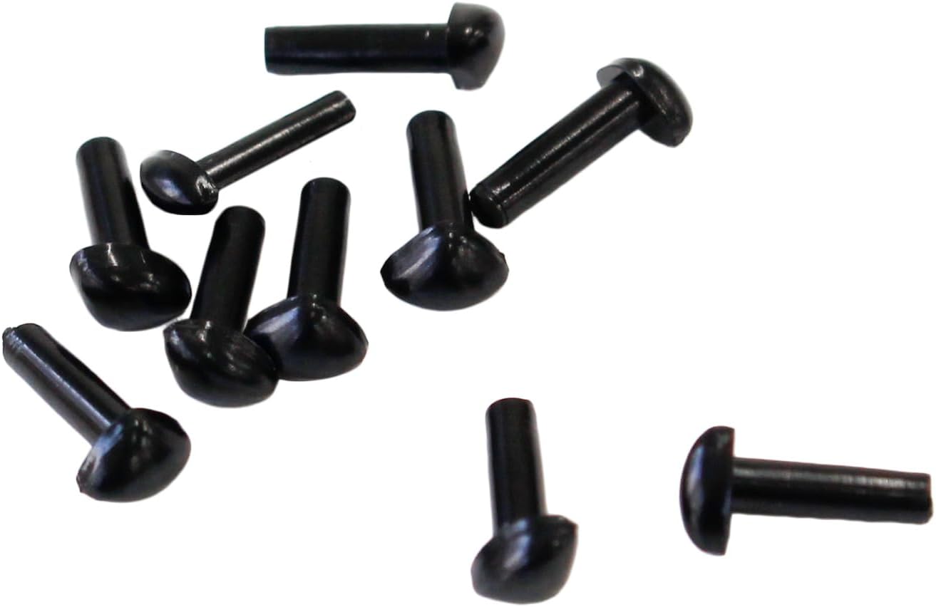 日本紐釦貿易 さし鼻 4.5㎜ 黒 10個x5袋 MOL-2185-5 (ご注文単位1セット)【直送品】