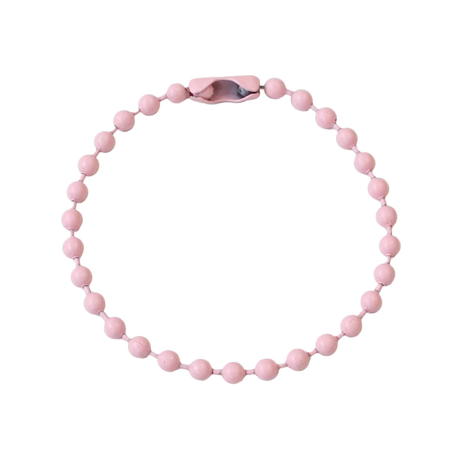 日本紐釦貿易 カラフルボールチェーン ピンク 2本入5袋セット MOL-BC3-5 (ご注文単位1束)【直送品】