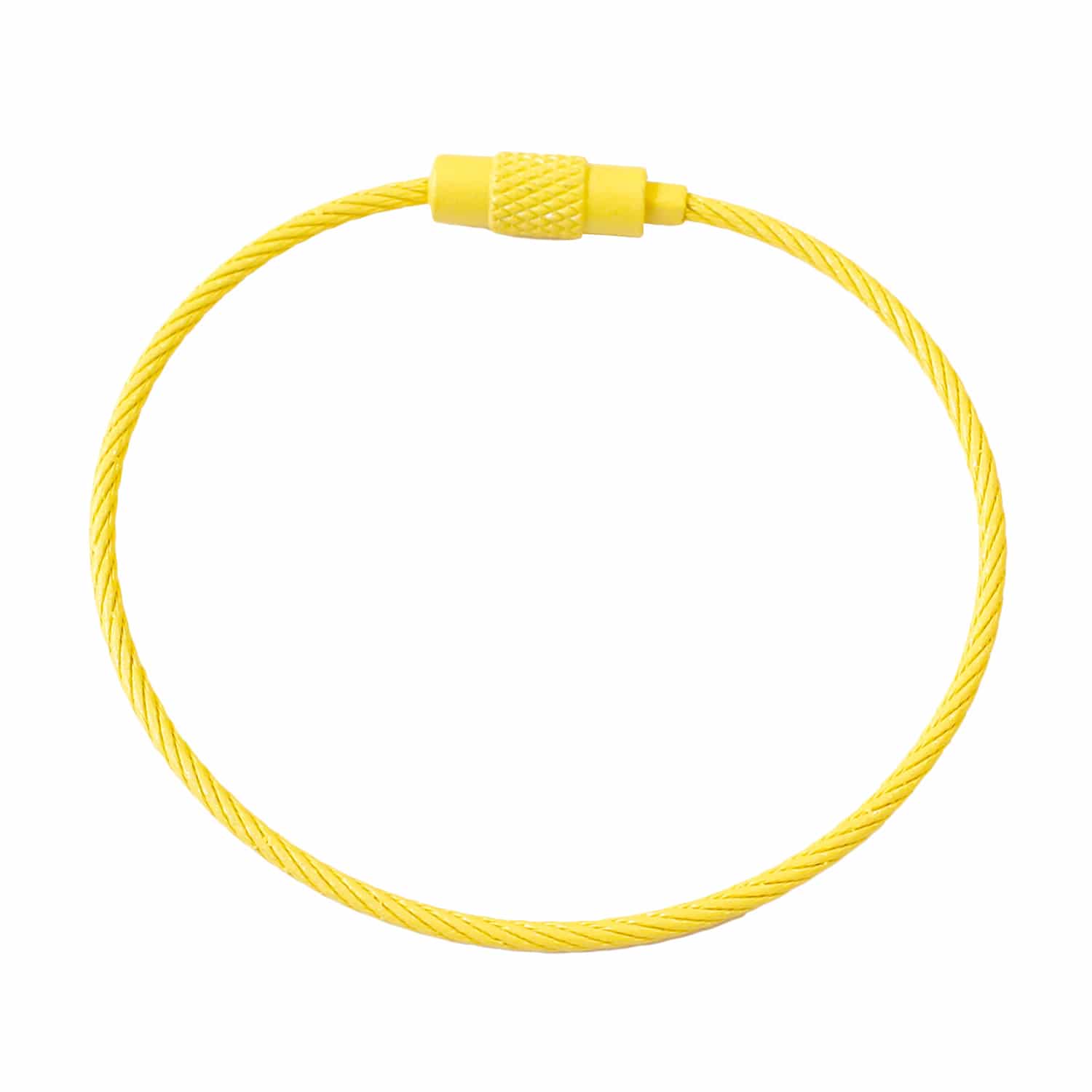 日本紐釦貿易 カラフルワイヤーリング イエロー 2本入5袋セット MOL-WR2-5 (ご注文単位1束)【直送品】