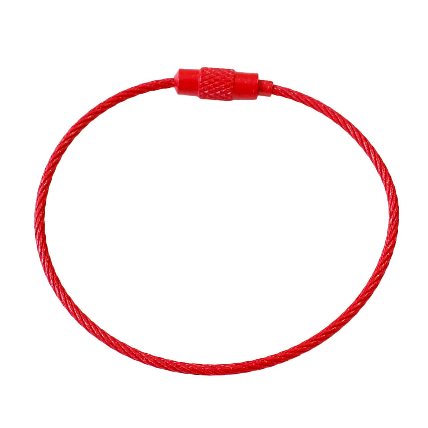 日本紐釦貿易 カラフルワイヤーリング レッド 2本入5袋セット MOL-WR6-5 (ご注文単位1束)【直送品】