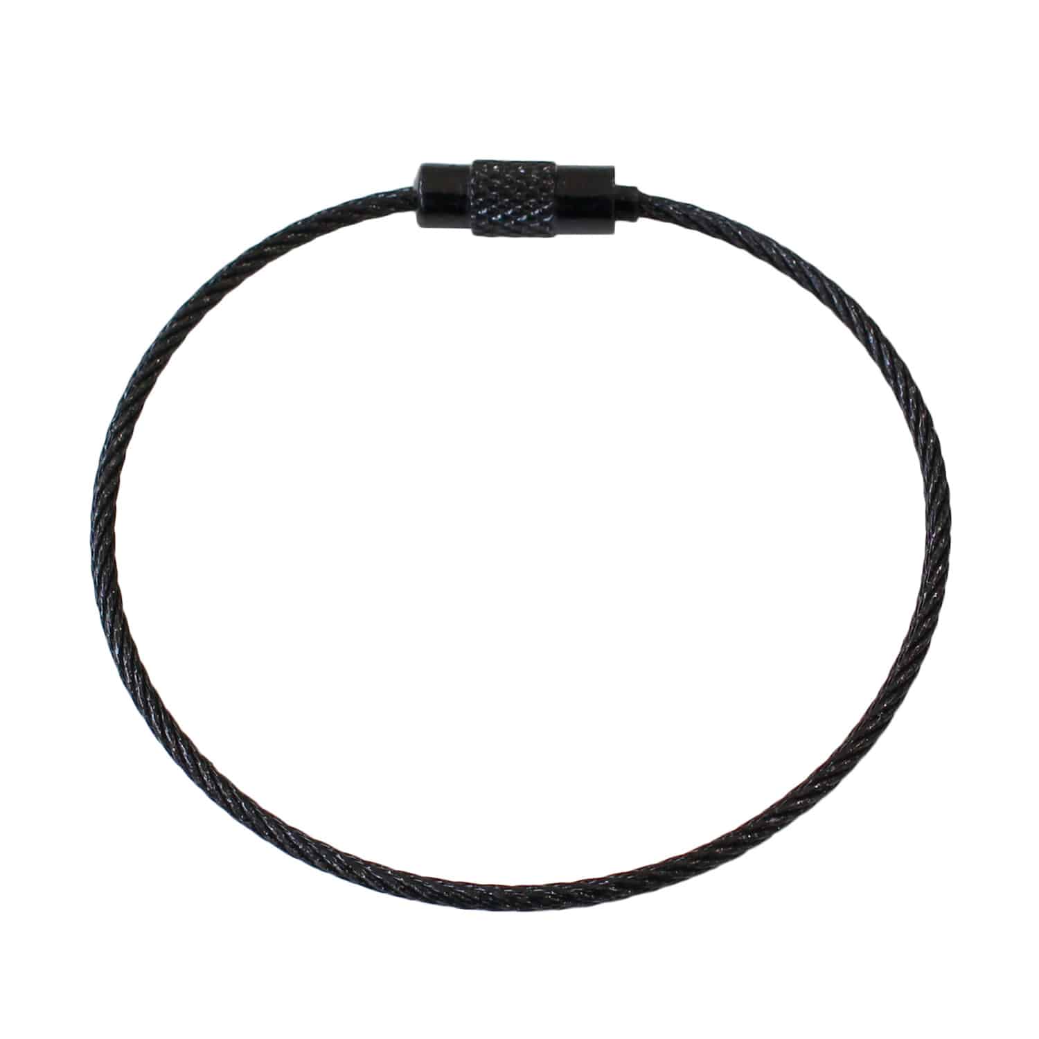 日本紐釦貿易 カラフルワイヤーリング ブラック 2本入5袋セット MOL-WR9-5 （ご注文単位1束）【直送品】