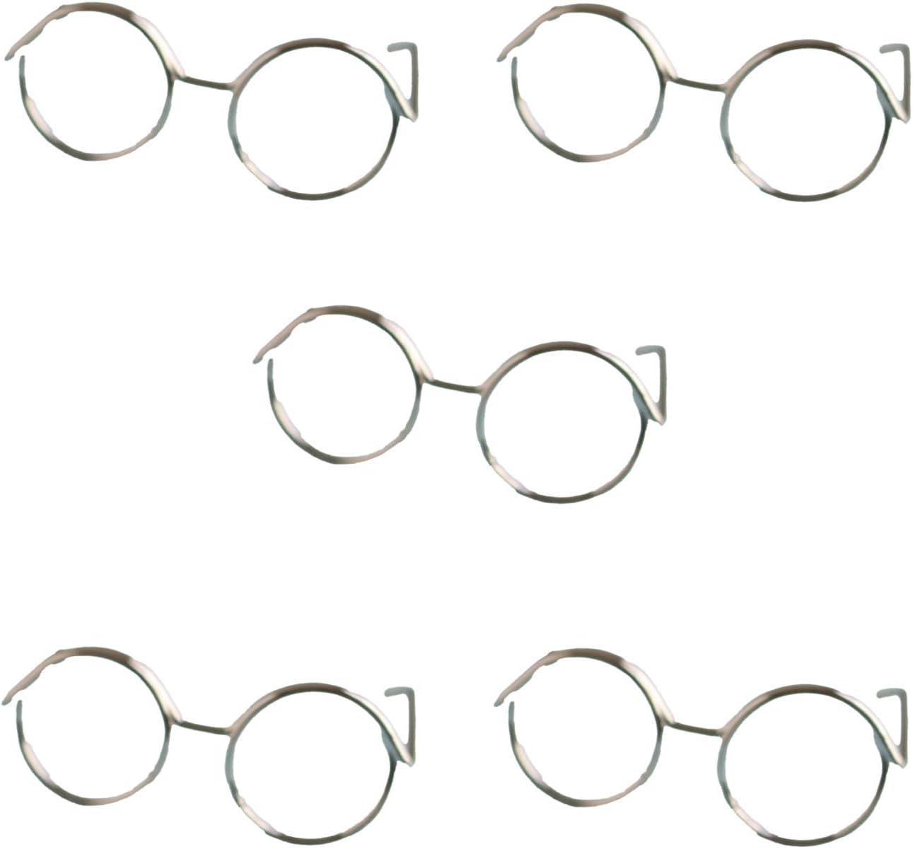 日本紐釦貿易 めがねパーツ シルバー 5袋セット MOL-G1-5 (ご注文単位1セット)【直送品】