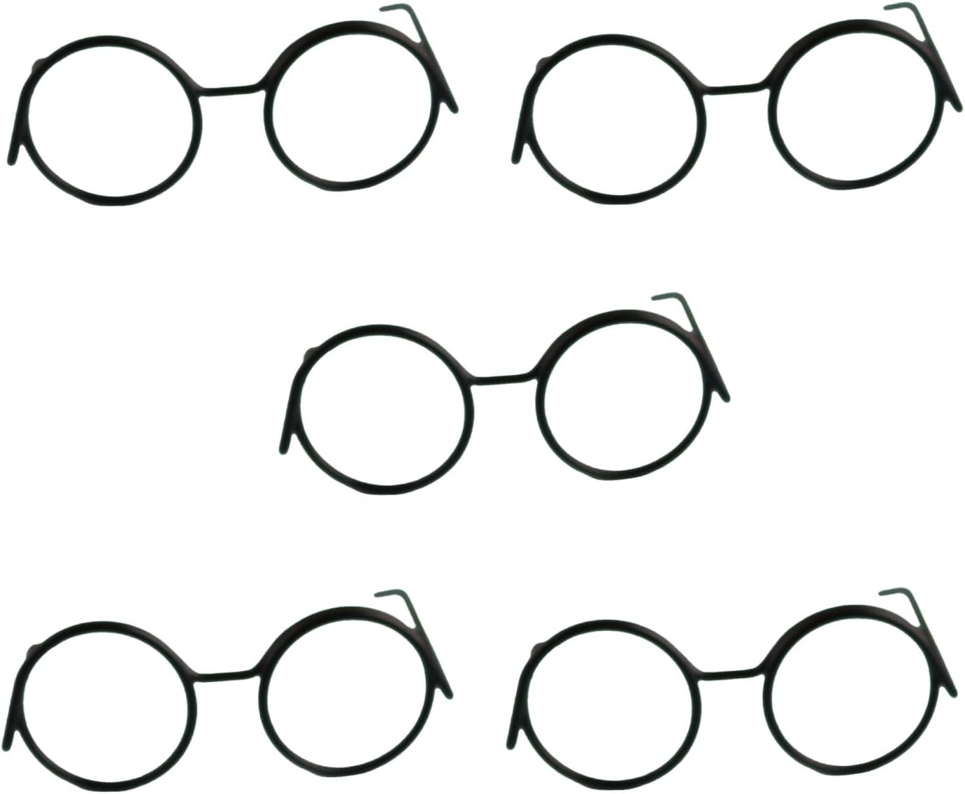 日本紐釦貿易 めがねパーツ ブラック 5袋セット MOL-G3-5 (ご注文単位1セット)【直送品】