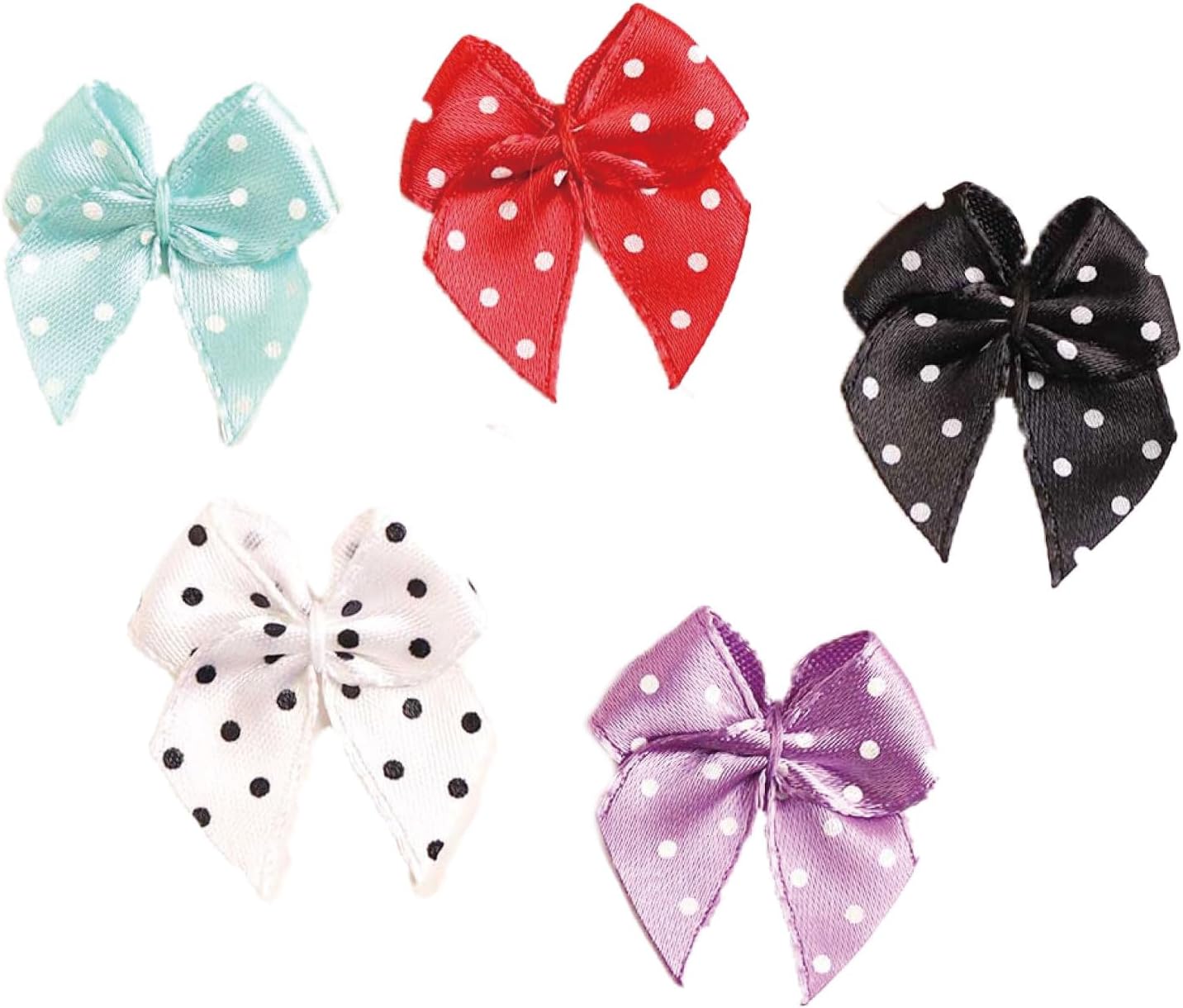 日本紐釦貿易 リボンパーツアソート プチドット 5個入 MOL-APD （ご注文単位1束）【直送品】