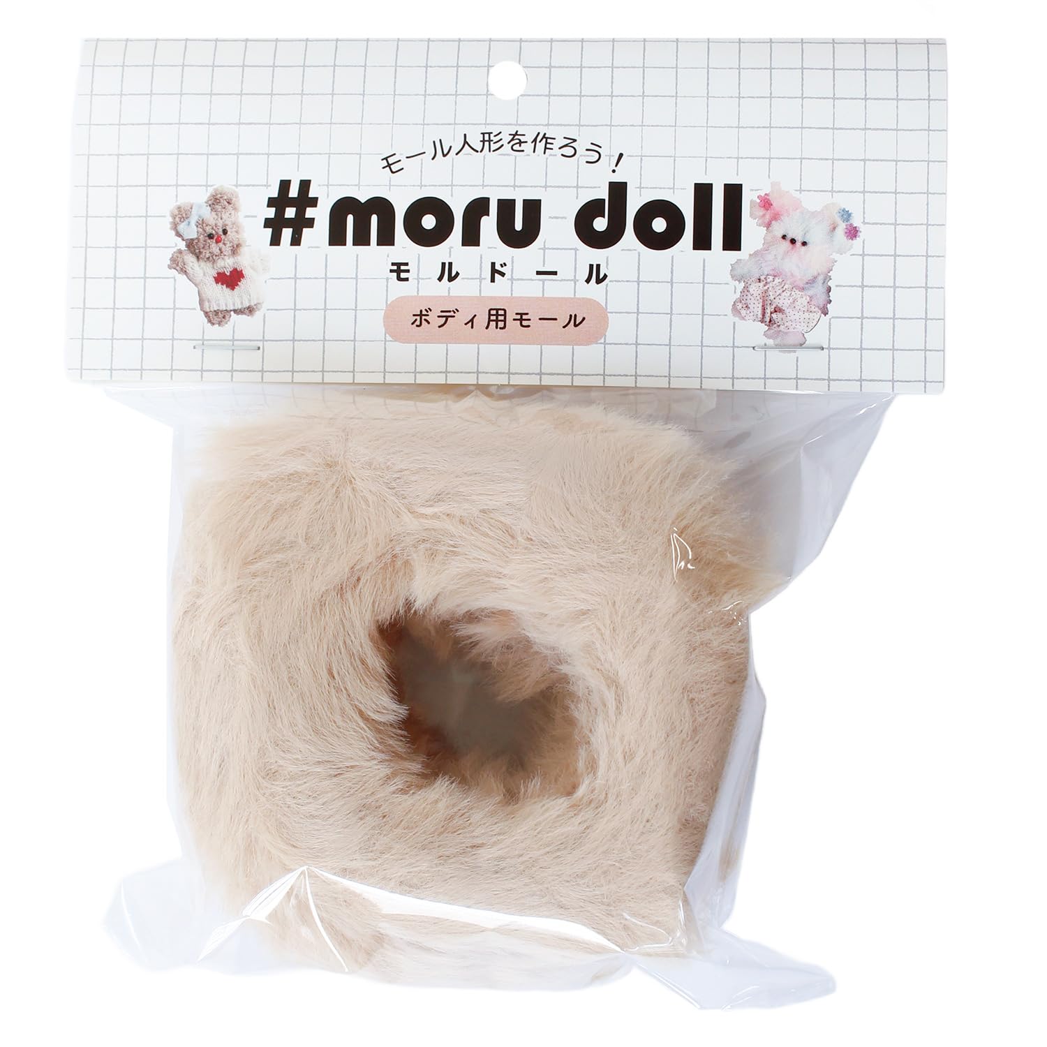 日本紐釦貿易 モルドール ミンクモール ベージュ MOL-B3 （ご注文単位1本）【直送品】