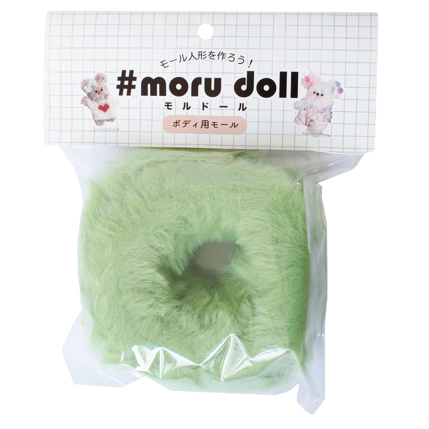 日本紐釦貿易 モルドール ミンクモール LTグリーン MOL-B7 （ご注文単位1本）【直送品】