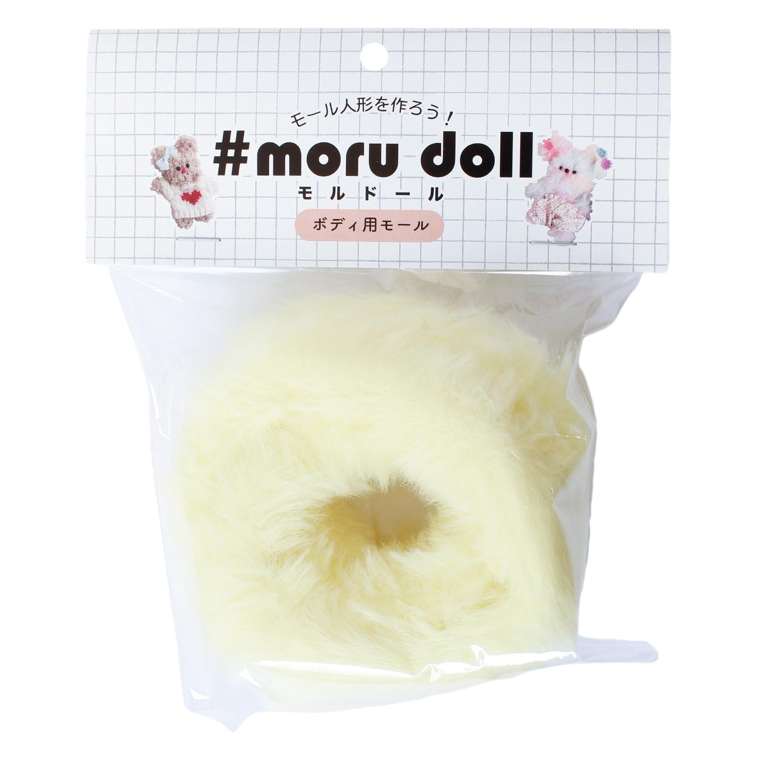 日本紐釦貿易 モルドール ミンクモール パステルイエロー MOL-B13 （ご注文単位1本）【直送品】