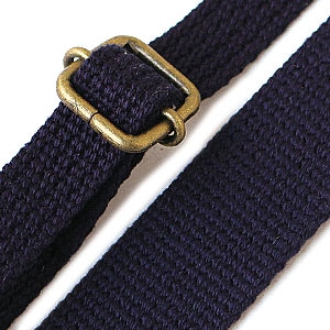 日本紐釦貿易 細巾アクリルショルダーストラップ 紺 DCH9844-5 （ご注文単位1本）【直送品】