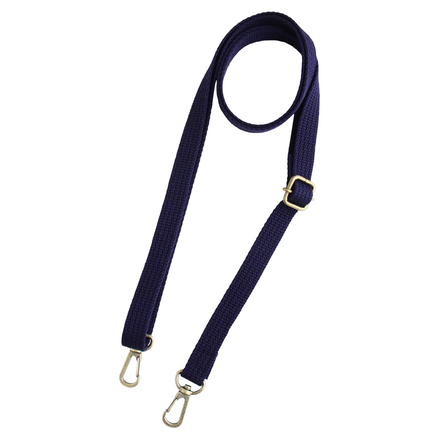 日本紐釦貿易 細巾アクリルショルダーストラップ 紺 DCH9844-5 (ご注文単位1本)【直送品】