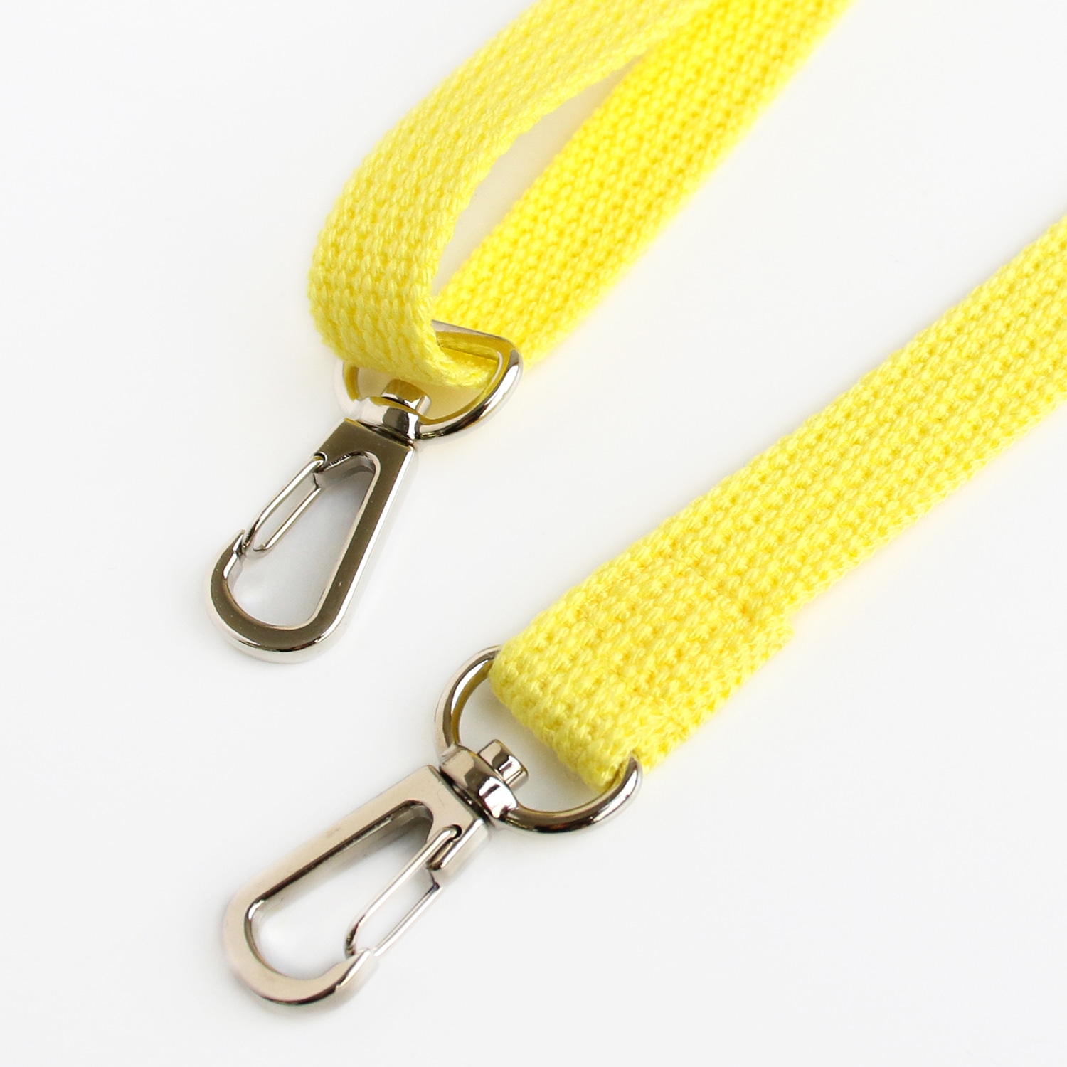 日本紐釦貿易 細巾アクリルショルダーストラップ パステルイエロー DCH9844-18 (ご注文単位1本)【直送品】