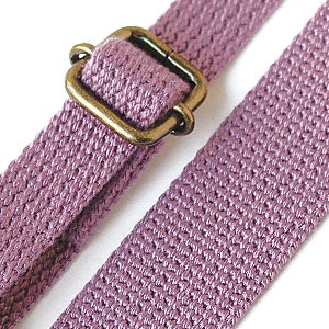 日本紐釦貿易 細巾アクリルショルダーストラップ ラベンダー DCH9844-28 （ご注文単位1本）【直送品】