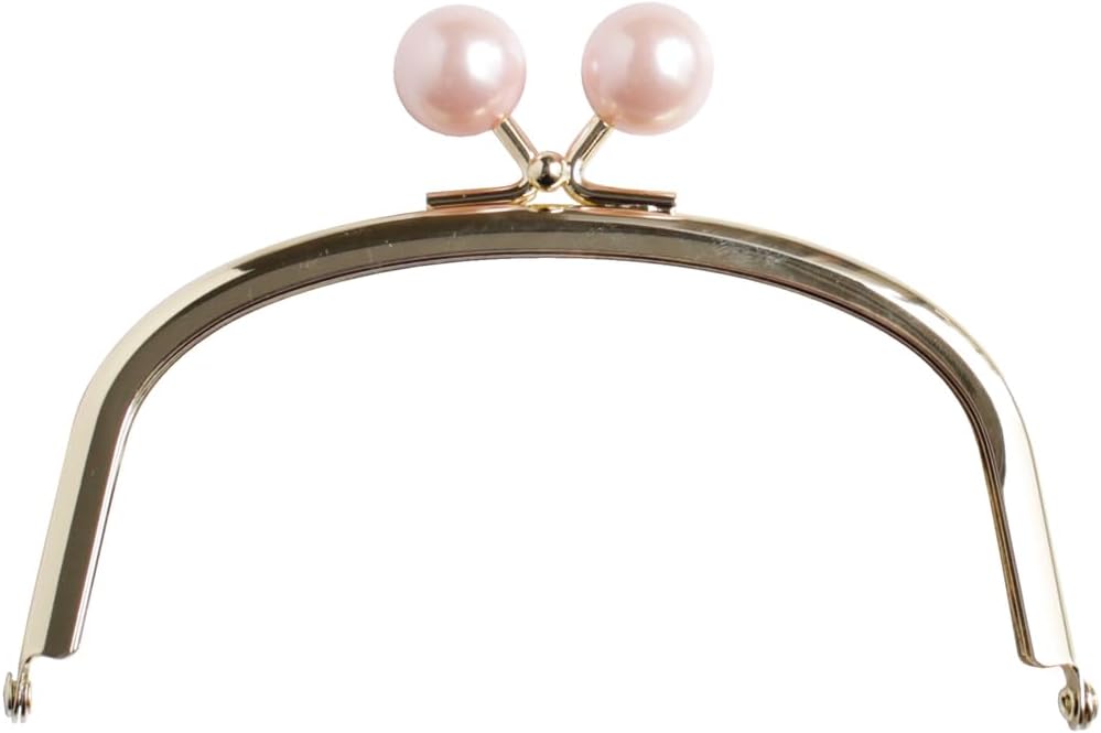 日本紐釦貿易 パール付口金 ゴールド×ピンク TYK2G-PP (ご注文単位1個)【直送品】