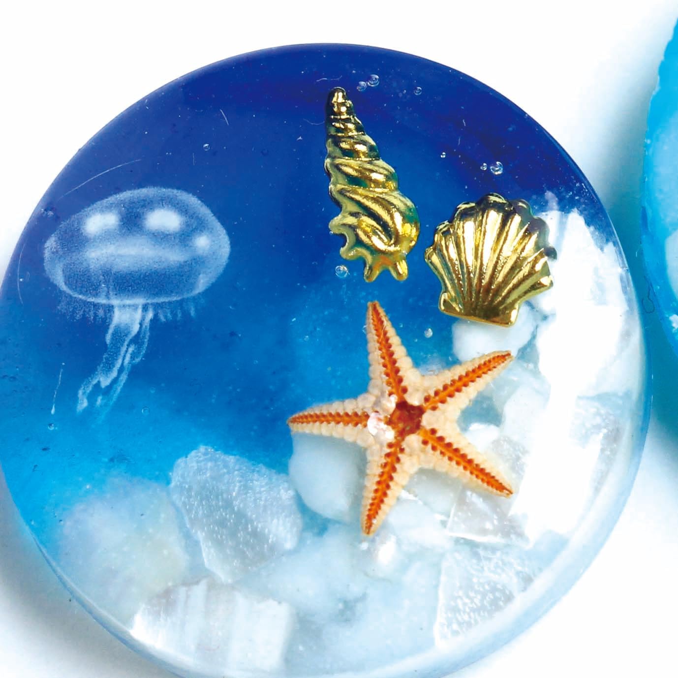 日本紐釦貿易 海パーツ 約2～5mm/30g ミックス KE-SEA （ご注文単位1束）【直送品】