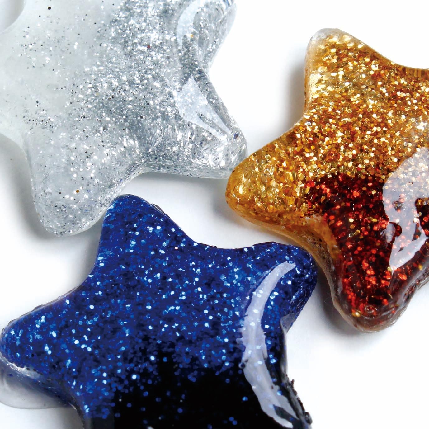 日本紐釦貿易 極細ラメパウダー 約3.4g/1個 6色セット T10-M (ご注文単位1セット)【直送品】