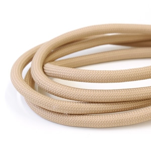 日本紐釦貿易 持ち手用ポリエステルコード 約φ8mm 20m巻 サンドベージュ KEC800-15-20M (ご注文単位1巻)【直送品】