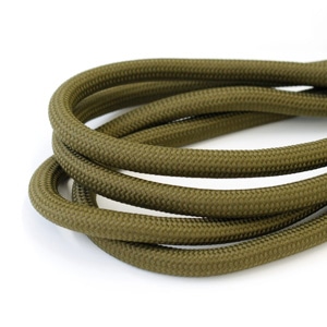 日本紐釦貿易 持ち手用ポリエステルコード 約φ8mm 20m巻 ミリタリーカーキ KEC800-16-20M （ご注文単位1巻）【直送品】