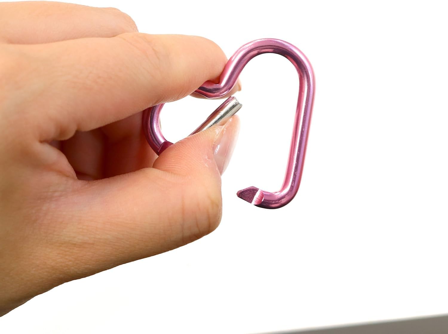 日本紐釦貿易 アルミカラビナ ハート 約44×43mm 1個 レッド KEK2-R (ご注文単位1個)【直送品】