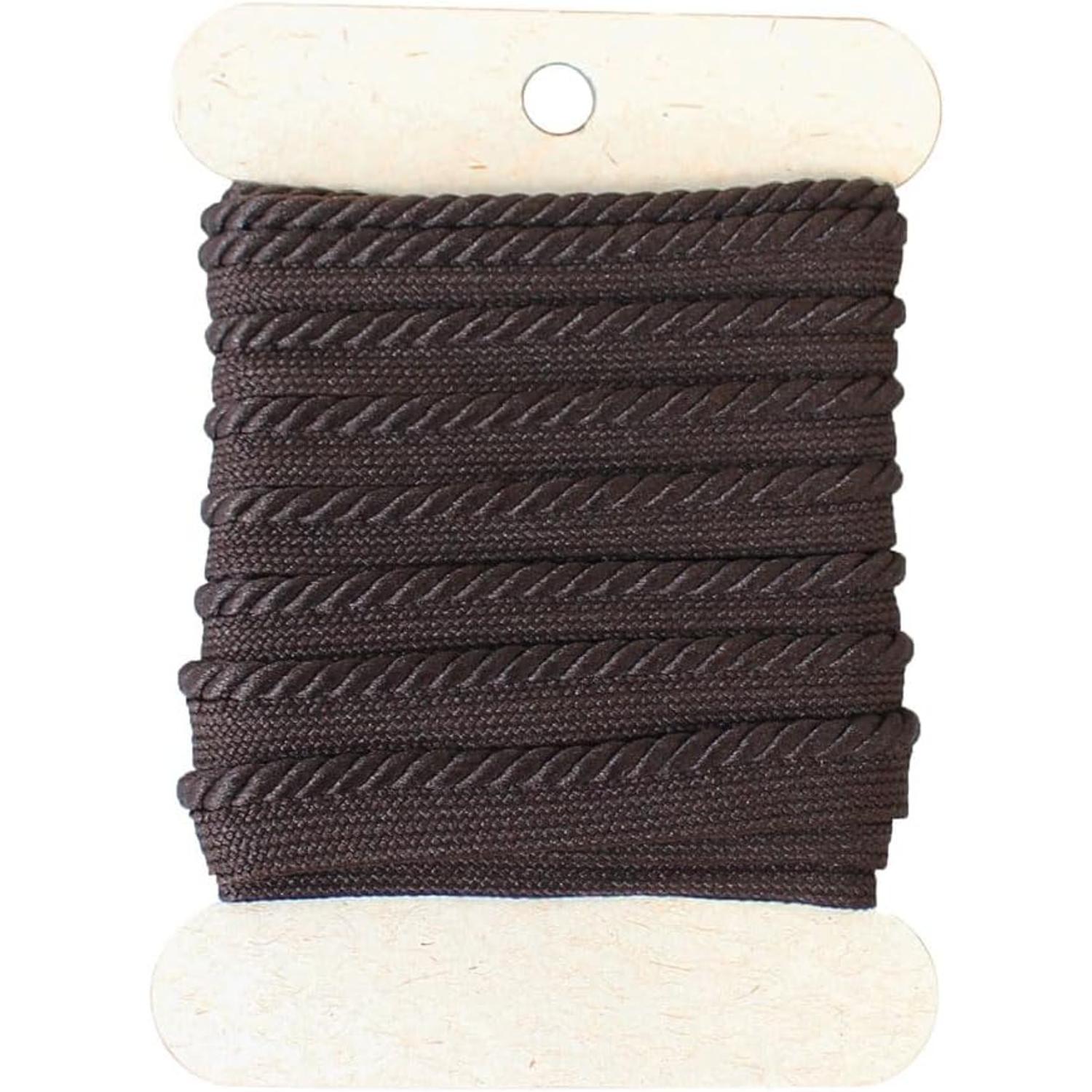 日本紐釦貿易 (Nippon Chuko) ツイストパイピングコード 2.5m巻 4巻セット チョコ DC0153-16-4P （ご注文単位1束）【直送品】