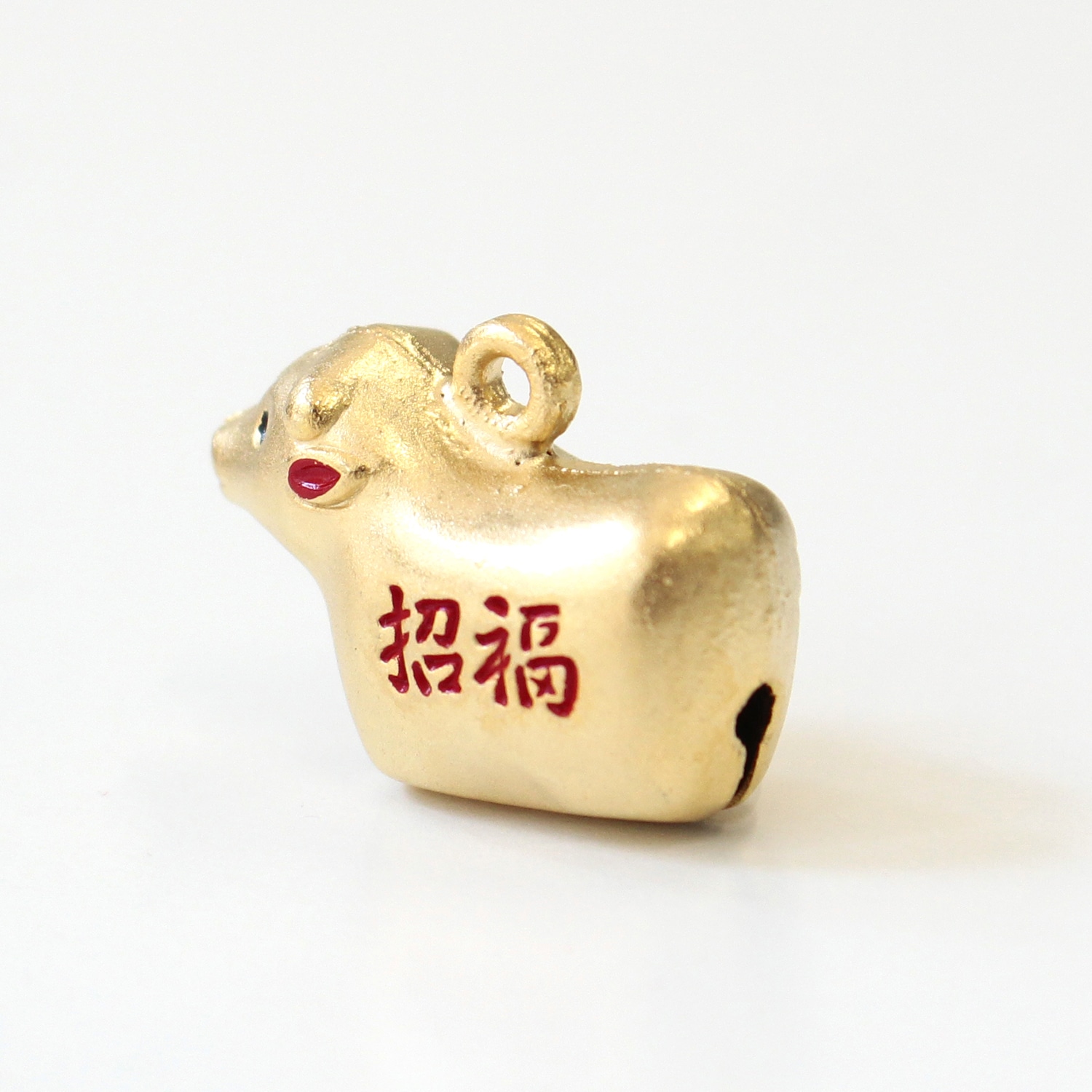 日本紐釦貿易 (Nippon Chuko) 招福干支鈴 丑 約W25×H18mm 1個入 CF111 (ご注文単位1束)【直送品】