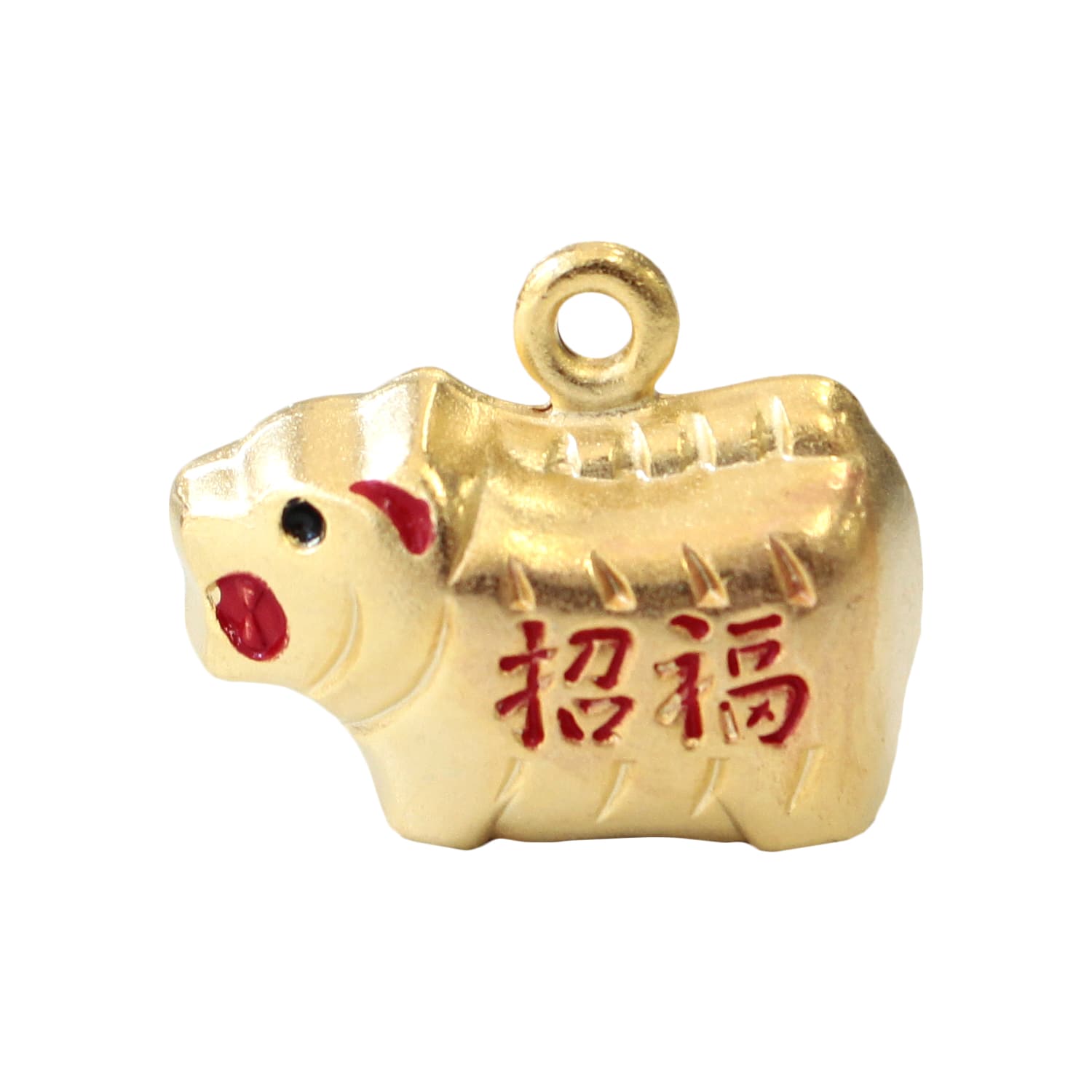 日本紐釦貿易 (Nippon Chuko) 招福干支鈴 寅 約W21×H18mm 1個入 CF112 （ご注文単位1束）【直送品】