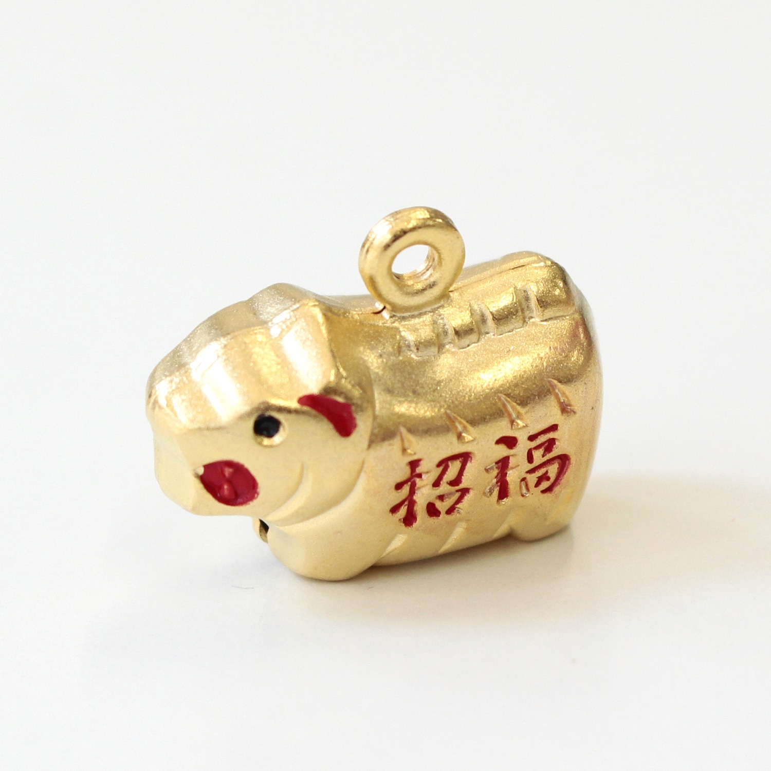 日本紐釦貿易 (Nippon Chuko) 招福干支鈴 寅 約W21×H18mm 1個入 CF112 (ご注文単位1束)【直送品】