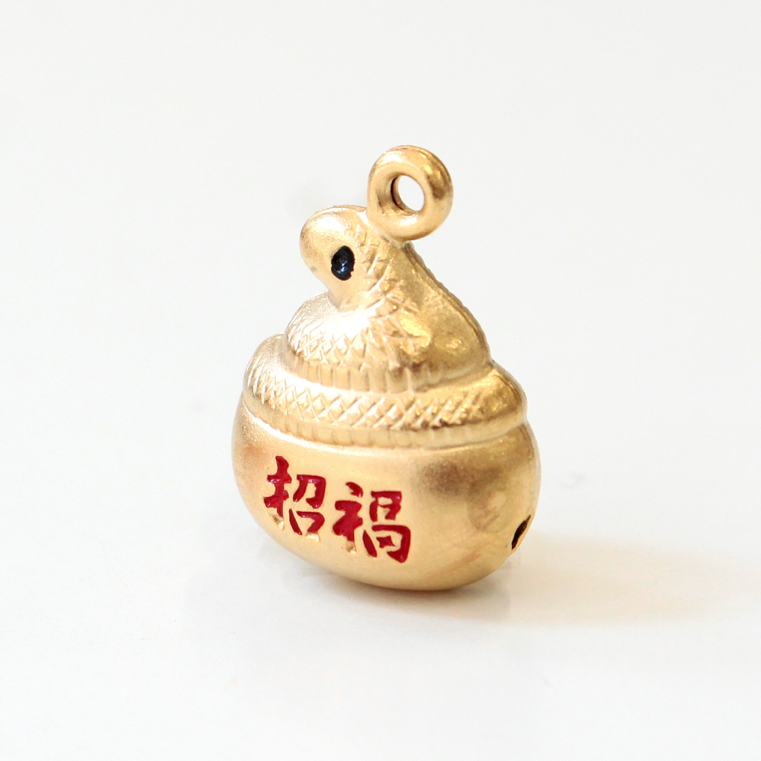 日本紐釦貿易 (Nippon Chuko) 招福干支鈴 巳 約W16×H19mm 1個入 CF115 (ご注文単位1束)【直送品】