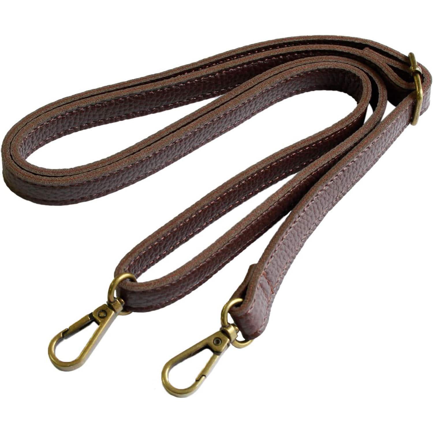 日本紐釦貿易 エンボスショルダー 巾約15mm 長さ調整可能 1本入 チョコ MAW60-C (ご注文単位1本)【直送品】