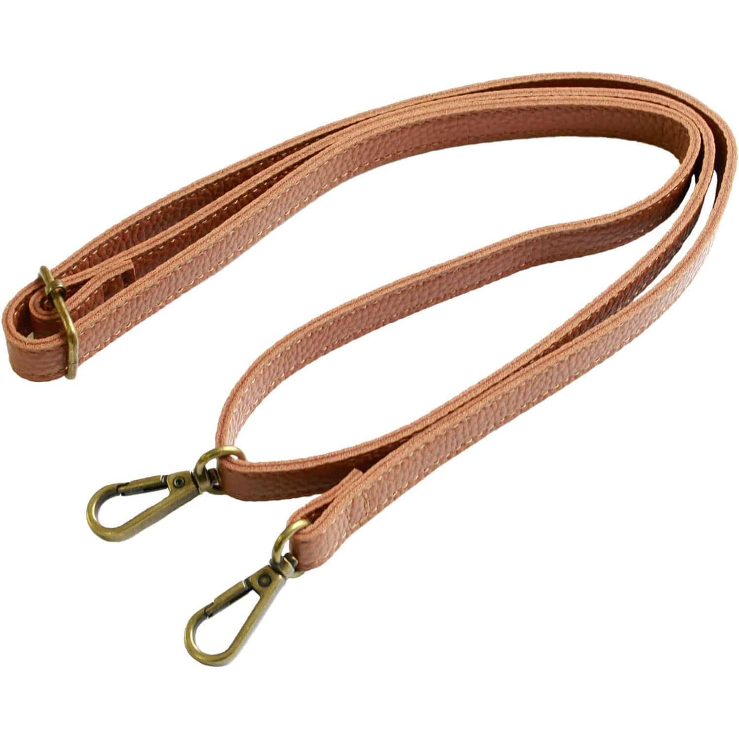 日本紐釦貿易 エンボスショルダー 巾約15mm 長さ調整可能 1本入 キャメル MAW60-Y (ご注文単位1本)【直送品】