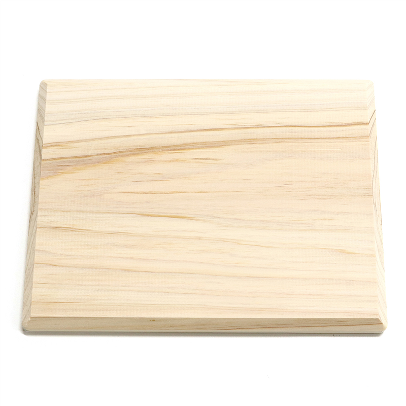 日本紐釦貿易(Nippon Chuko) 白木飾り台 長方形型 大 W18×D14×D1cm SGM-SD4 1枚(ご注文単位1枚)【直送品】