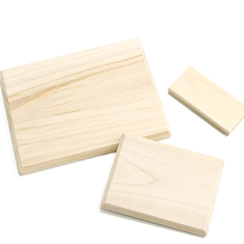 日本紐釦貿易(Nippon Chuko) 白木飾り台 長方形型3点セット 2段用台座付き SGM-SDSET2 1セット(ご注文単位1セット)【直送品】