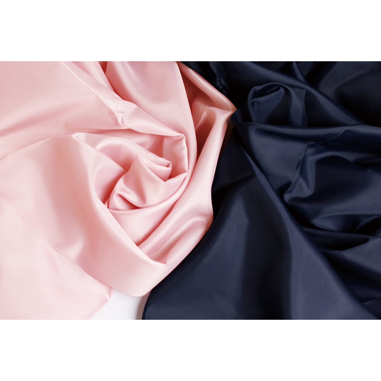 日本紐釦貿易 テトロン裏地 122cm×1.5m 黒 T321-49 (ご注文単位1枚)【直送品】