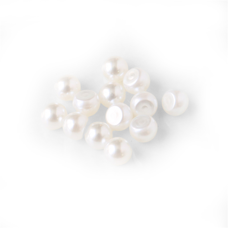 日本紐釦貿易(Nippon Chuko) スリークォーターパール 6mm 20個入 ホワイト A12-600 1袋（ご注文単位1袋）【直送品】
