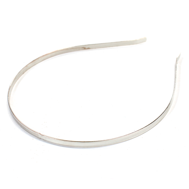 日本紐釦貿易(Nippon Chuko) カチューシャ芯 7mm 10本入 シルバー KE1145 1袋（ご注文単位1袋）【直送品】