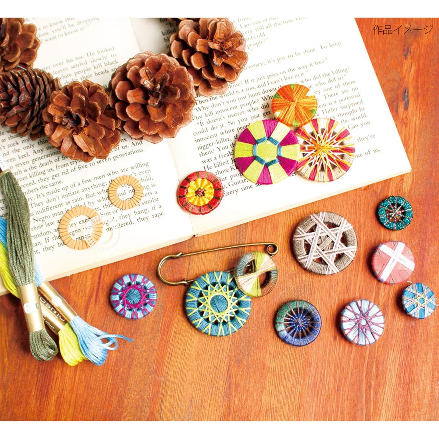 日本紐釦貿易 糸ボタンベース プラスチック製 36mm 透明 2個 SGM-SB36 （ご注文単位1束）【直送品】