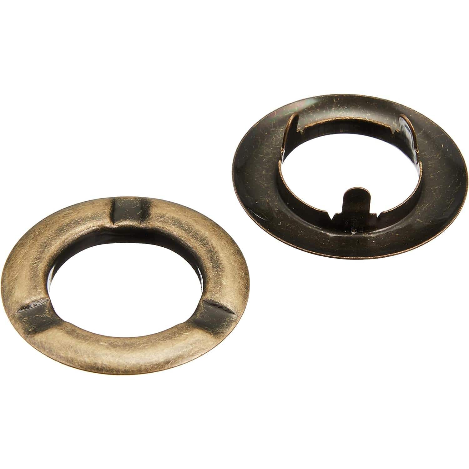 日本紐釦貿易 ツメ式ハトメ 小 アンティークゴールド 2組入 F5-404 （ご注文単位1束）【直送品】