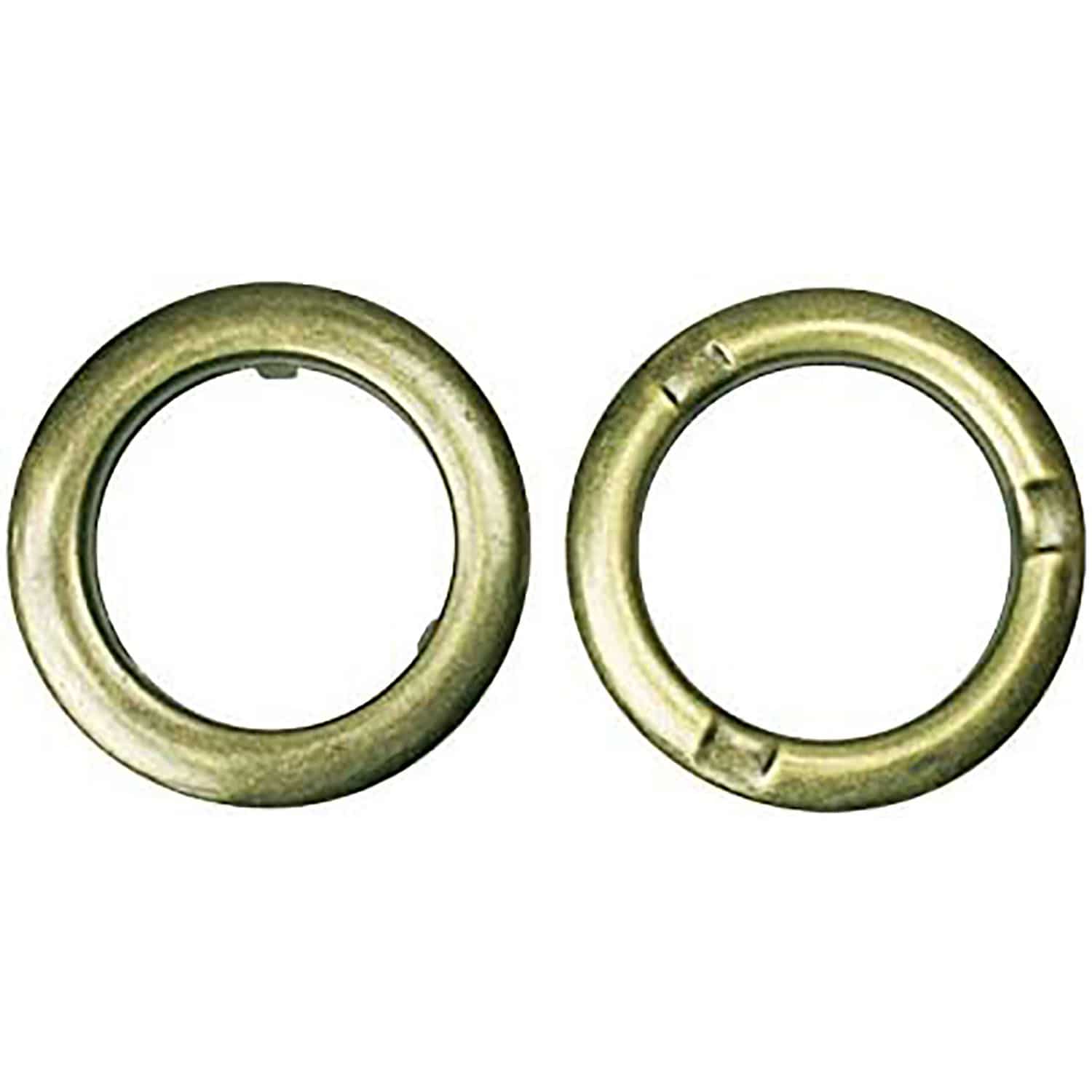 日本紐釦貿易 ツメ式ハトメ 中 アンティークゴールド 2組入 F5-414 （ご注文単位1束）【直送品】