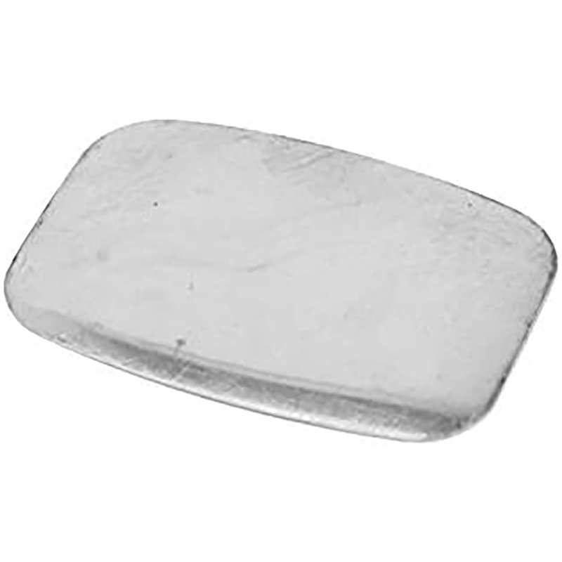 日本紐釦貿易 ピルケース用 アルミ板 A8-30.31用 W5×H4cm ニッケル A7-20 1枚（ご注文単位1枚）【直送品】