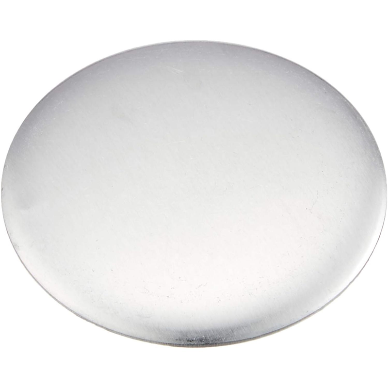 日本紐釦貿易 ピルケース用 アルミ板 A8-36.37用 φ3.8cm ニッケル A7-24 1枚（ご注文単位1枚）【直送品】