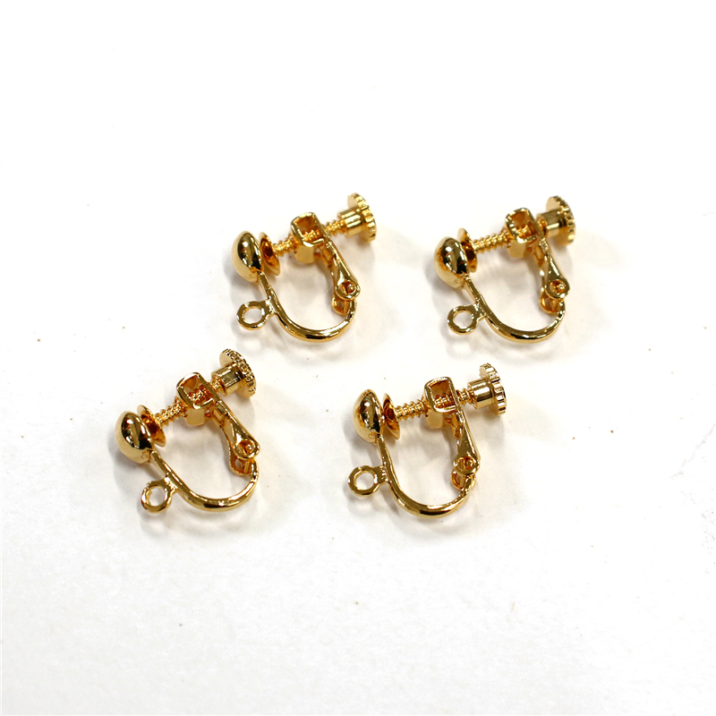 日本紐釦貿易(Nippon Chuko)NBK カン付 イヤリング 20組入 ゴールド KE154-G-20 1袋(ご注文単位1袋)【直送品】