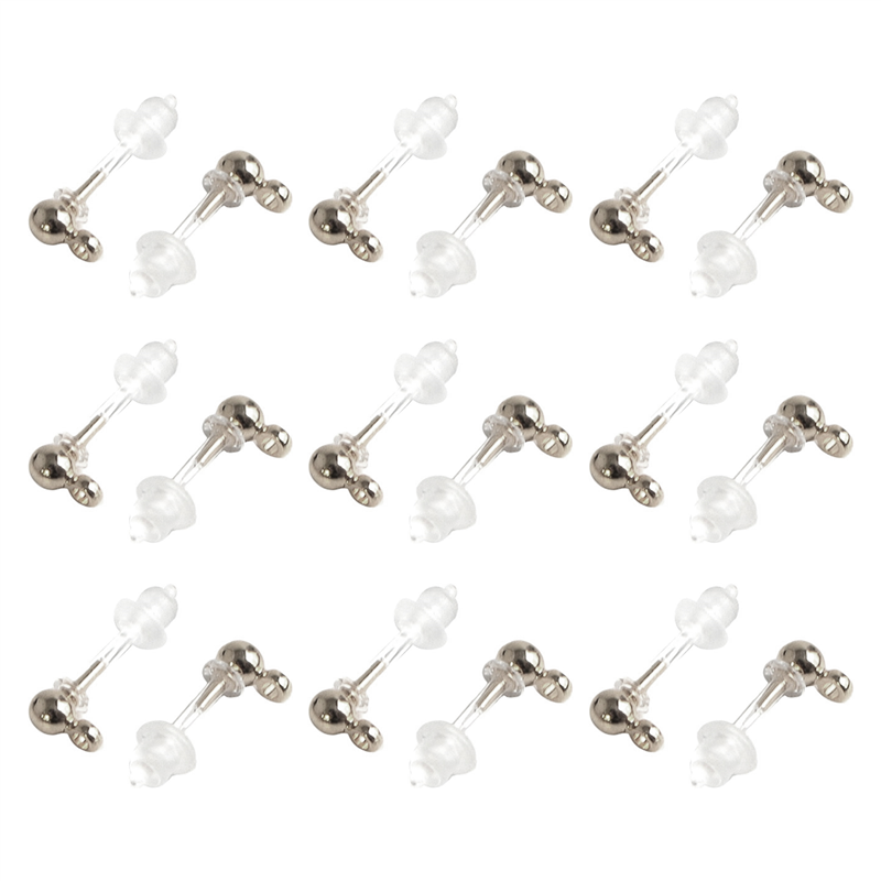 日本紐釦貿易(Nippon Chuko)NBK 樹脂ピアス カン付 20組入 ニッケル KE194-20 1袋(ご注文単位1袋)【直送品】